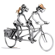 Schraubenmännchen Radfahrer Tandem