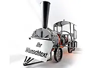 Schraubenmännchen Weinflaschenhalter Lokomotive