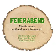 Geschenk zum Ruhestand mit Widmung