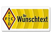 Blechschild für Funkamateure