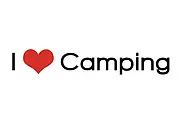 Aufkleber I love Camping