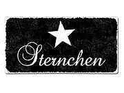 Black Vintage Schild mit Wunschtext