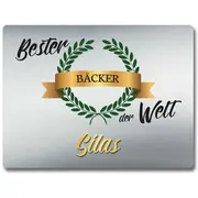 Blechschild "Bester Bäcker der Welt"