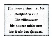 Witziger Spruch für Vintage Stil Schild