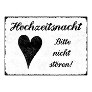 Schild Hochzeitsnacht - bitte nicht stören