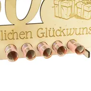 Geldgeschenk zum Geburtstag - aus Holz mit Gravur 