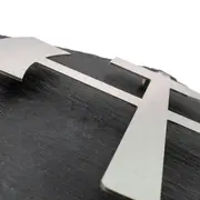 Geschenk für Bergleute - Edelstahl auf Schiefer – mit Schlägel und Eisen 