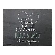 Schieferplatte für beste Freunde - Seelenverwandter