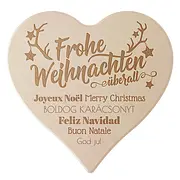 Herz Frohe Weihnachten