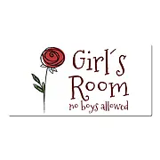 Schild Girls Room