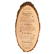 Holzscheibe ca. 42 x 17cm