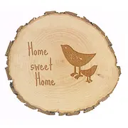 Home sweet home - Gravur auf Holz