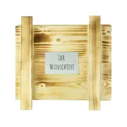 Geschenkekiste mit Widmung