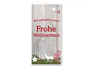 Dekoschild "Frohe Weihnachten"