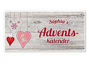 Adventskalender Schild