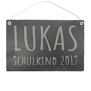 Schild Schulkind 2017