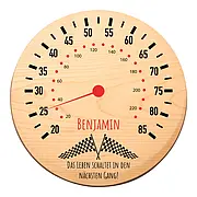 Geburtstagsschild Tacho