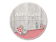 Dekoschild alles Liebe