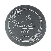 Geschenk zu Hochzeit- Schieferschild mit Wunschtext