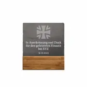 Schieferschild als Dienstauszeichnung