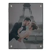 Schieferplatte mit Hochzeitsfoto
