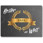 Schiefertafel "Bester Papa der Welt"