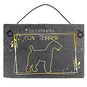 Schild Fox Terrier