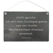 Schieferschild Jahreslosung 