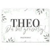 Schild "Du bist großartig" mit Name