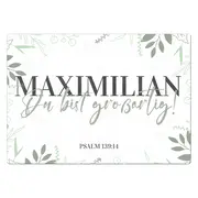 Schild "Du bist großartig" mit Name