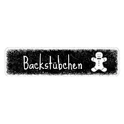 Schild Backstübchen Symbol Lebkuchenmann