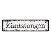 Weihnachtsdeko Schild Zimtstangen