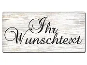 Vintage Stil - Schild aus Aluminium