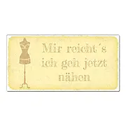 Vintage Schild mit eigenem Text