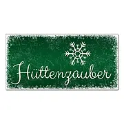 Fröhliche Weihnachten Schild grün