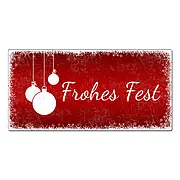 Schild frohes Fest