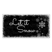 Schild let it snow