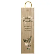 Weihnachtsgeschenk - personalisierte Weinkiste Design 1