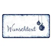 Weihnachtsdeko Schild mit Wunschtext