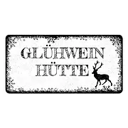 Dekoschild Hirsch - Glühweinhütte