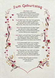 Auszeichnung zum Geburtstag