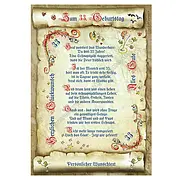 Urkunde zum 33. Geburtstag