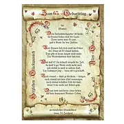 Urkunde zum 65. Geburtstag