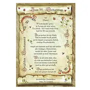 Urkunde zum 90. Geburtstag