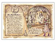 Zunftbild Apotheker - farbig
