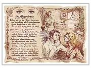 Zunftbild Augenarzt - farbig
