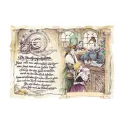 Kunstbild Bankangestellter mit Wunschtext