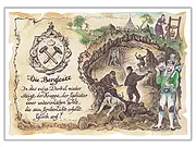 Zunftbild Bergleute - farbig