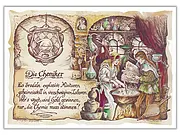 Zunftbild Chemiker - farbig