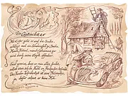Kunstbild Gutachter - braun / schwarz